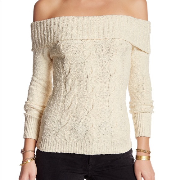 Shoulder Cable Knit Sweater | Poshmark